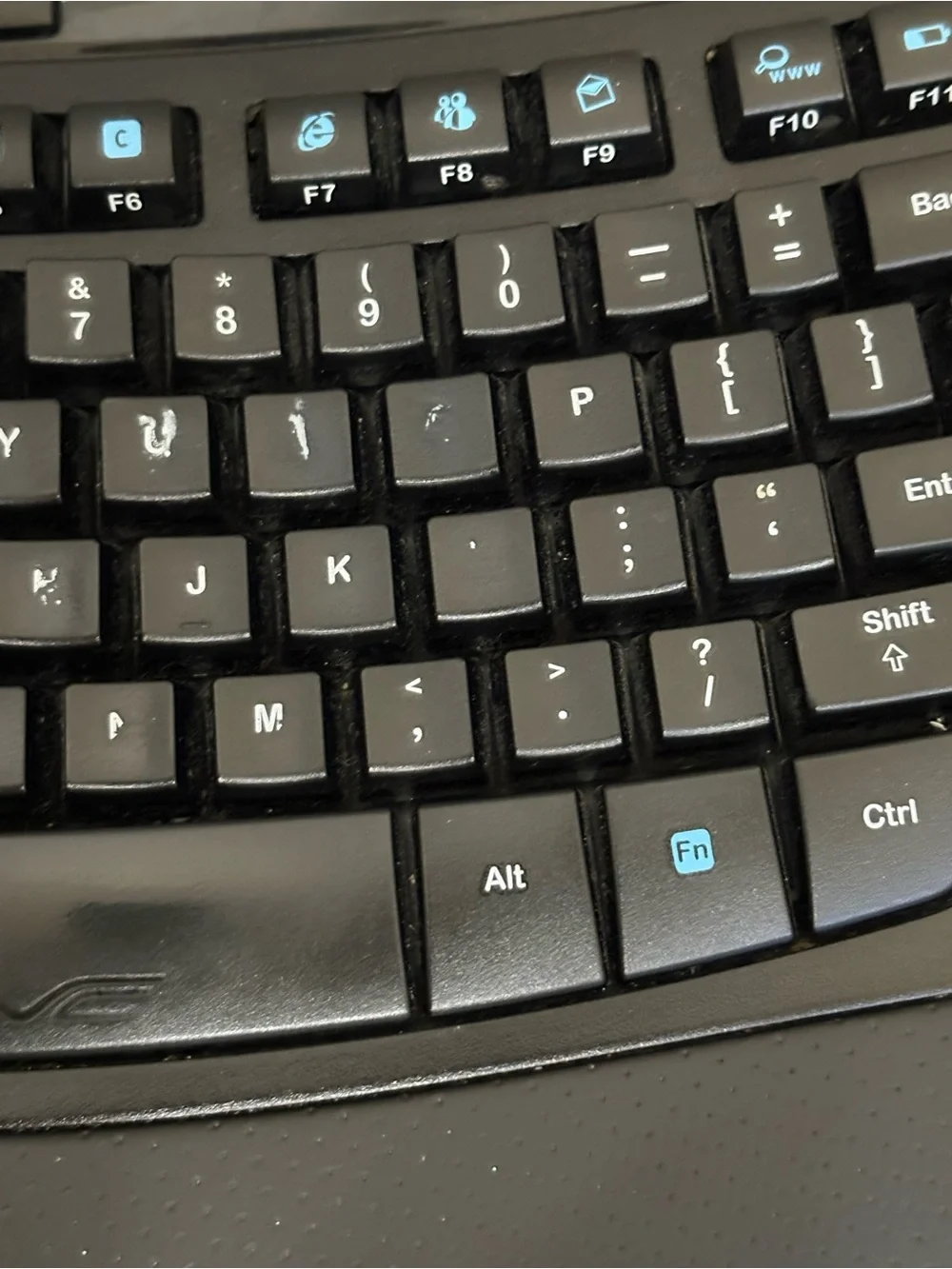 Logitech K350 Wave Wireless Ergonomic Keyboard Tested No Dongle READ DESCRIPTION
